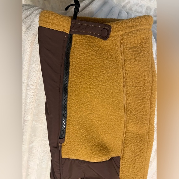 Free People Movement Hit the Slopes High Pile Fleece Snow Bibs Sz S - Picture 4 of 15